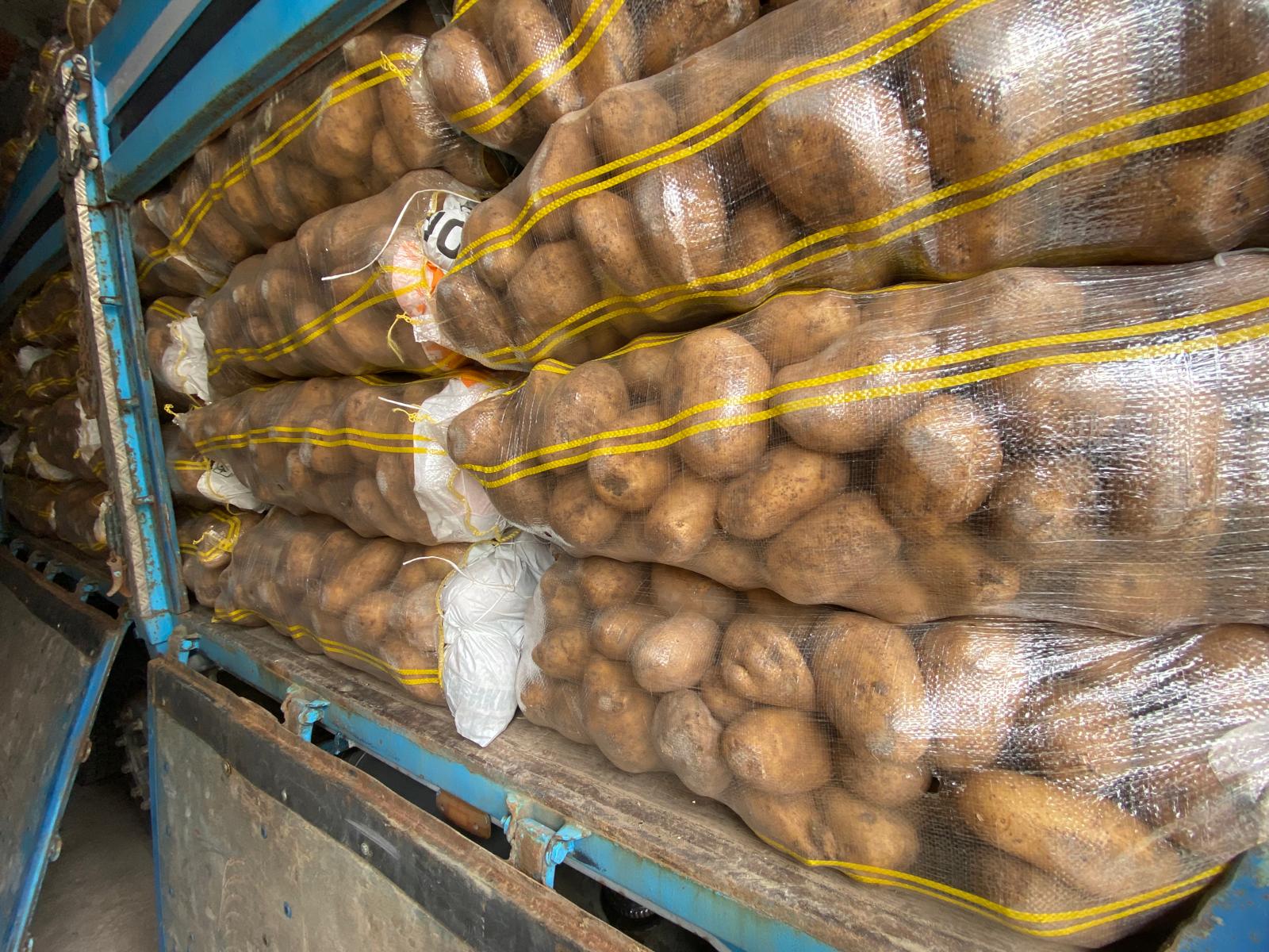 Toptan kumpirlik patates çuvalları